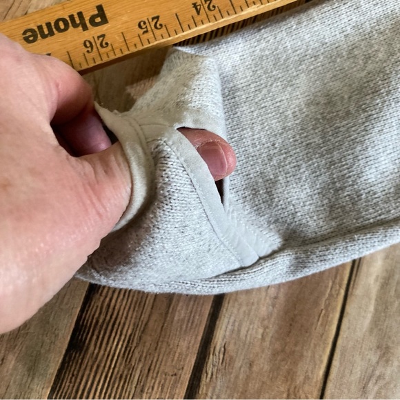 London Fog Silver Zip Up Down Puffer Jacket Quilted Women’s Size L Zip Pockets - Picture 6 of 12